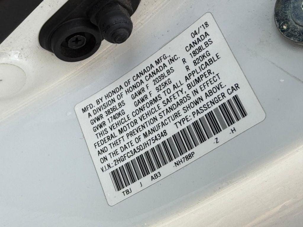 used 2018 Honda Civic car, priced at $17,849