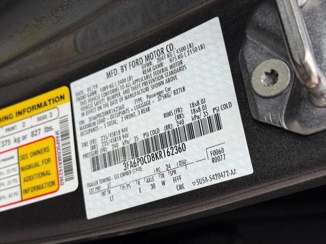 used 2019 Ford Fusion car, priced at $18,399