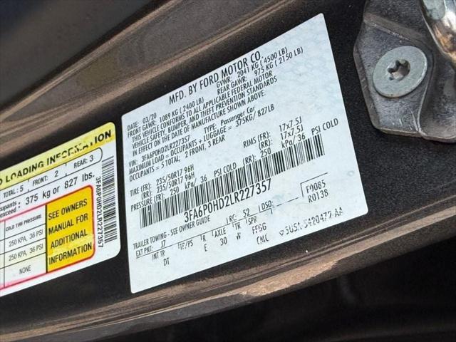 used 2020 Ford Fusion car, priced at $14,807