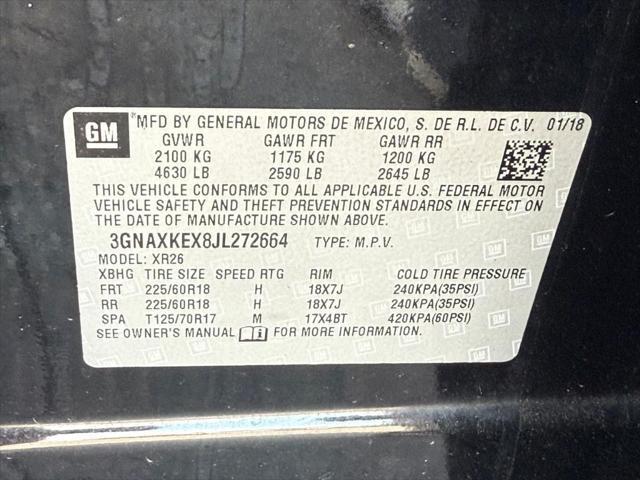 used 2018 Chevrolet Equinox car, priced at $14,898
