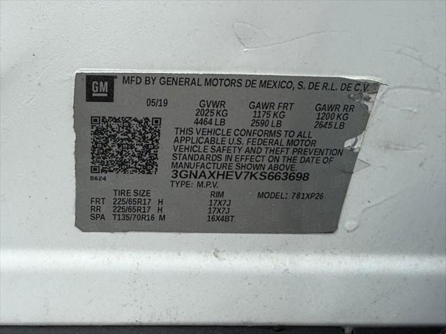 used 2019 Chevrolet Equinox car, priced at $15,749
