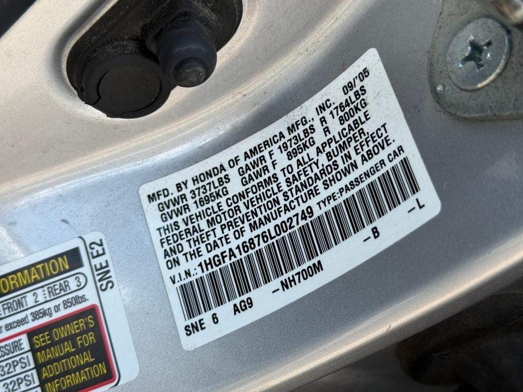 used 2006 Honda Civic car, priced at $6,000