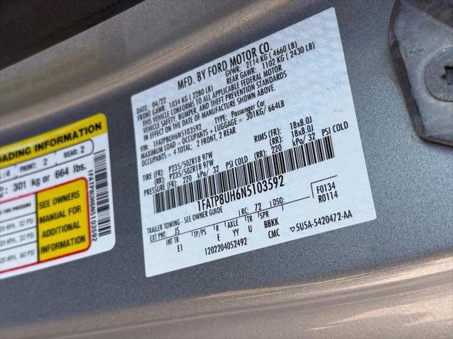 used 2022 Ford Mustang car, priced at $24,995