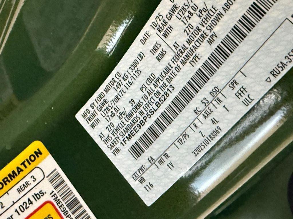 new 2025 Ford Bronco car, priced at $55,868