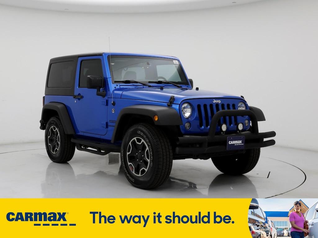 used 2016 Jeep Wrangler car, priced at $21,998