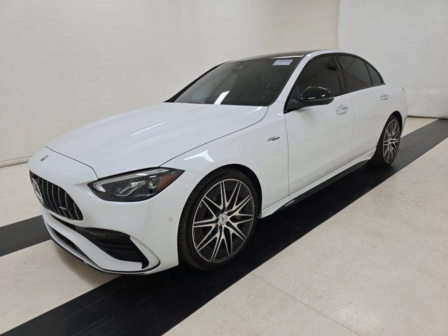 used 2023 Mercedes-Benz AMG C 43 car, priced at $48,839