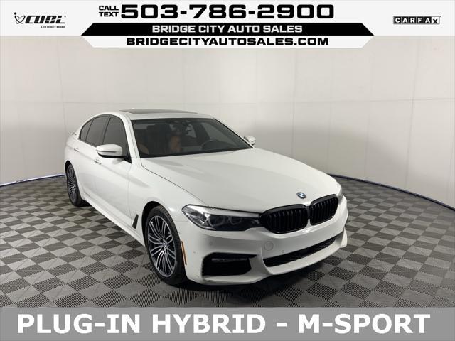 used 2018 BMW 530e car, priced at $17,500