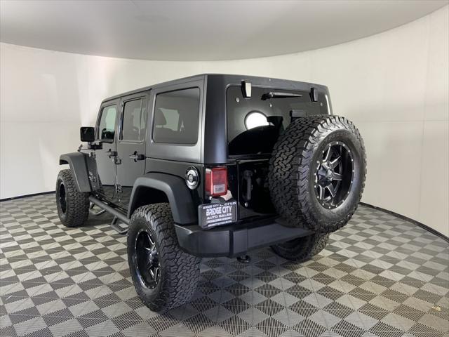 used 2015 Jeep Wrangler Unlimited car, priced at $18,998