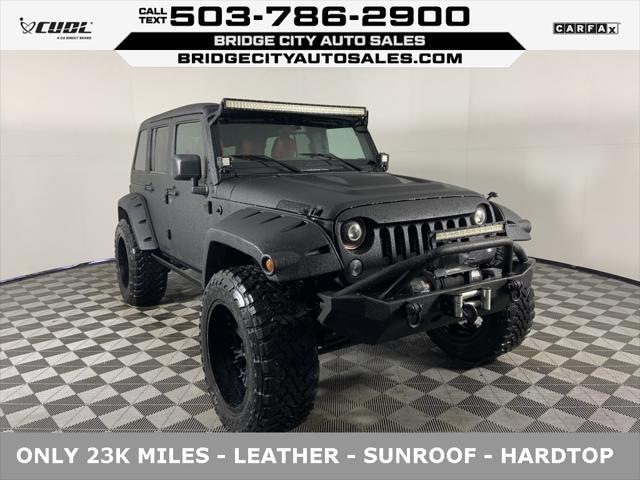 used 2015 Jeep Wrangler Unlimited car, priced at $30,888