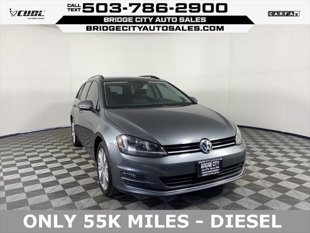 used 2015 Volkswagen Golf SportWagen car, priced at $18,500