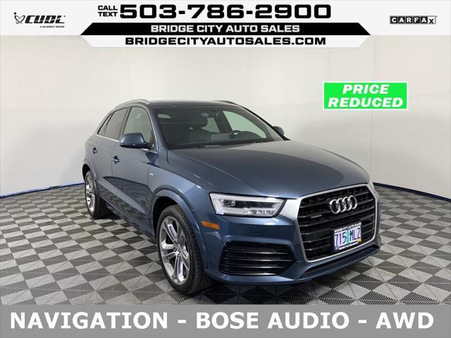 used 2017 Audi Q3 car, priced at $12,998