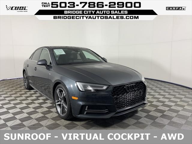 used 2018 Audi A4 car, priced at $19,887