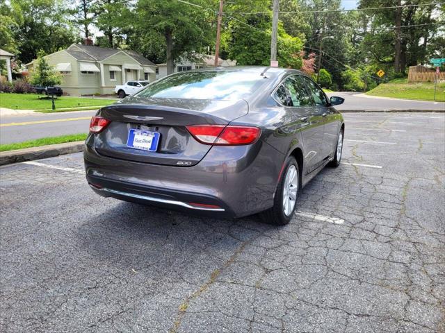 used 2015 Chrysler 200 car, priced at $6,495
