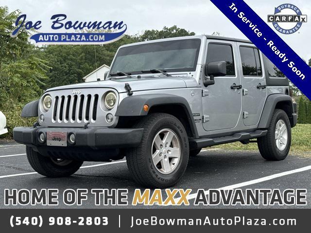 used 2016 Jeep Wrangler Unlimited car, priced at $18,510