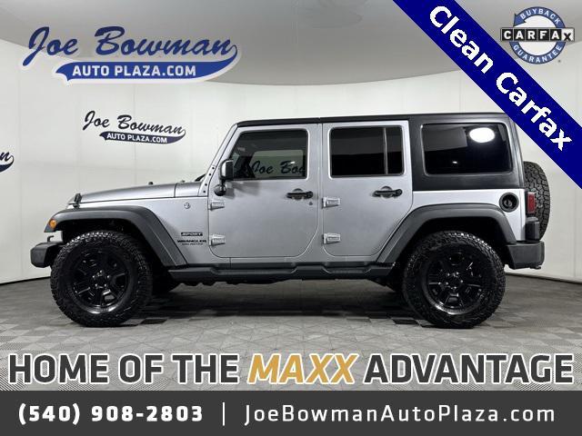 used 2016 Jeep Wrangler Unlimited car, priced at $18,510