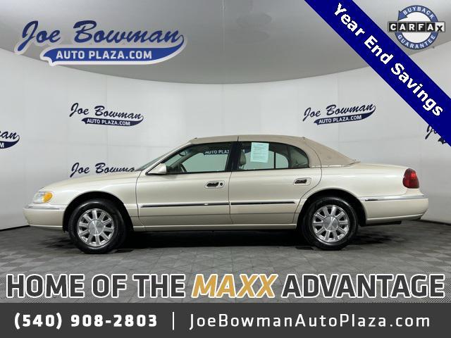 used 2002 Lincoln Continental car, priced at $6,995