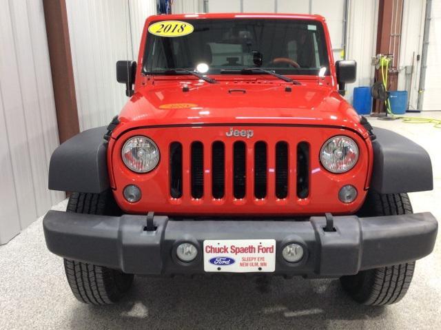 used 2018 Jeep Wrangler JK Unlimited car, priced at $22,900