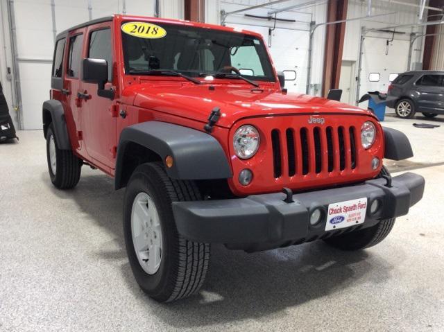 used 2018 Jeep Wrangler JK Unlimited car, priced at $22,900