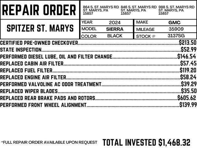 used 2024 GMC Sierra 2500 car, priced at $76,316