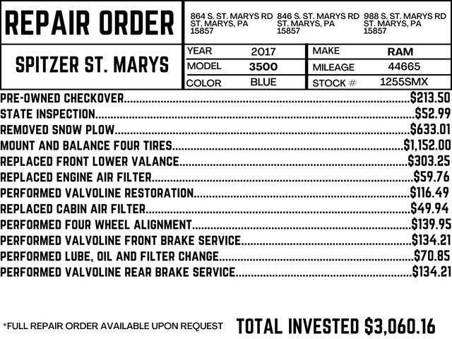 used 2017 Ram 3500 car, priced at $28,967