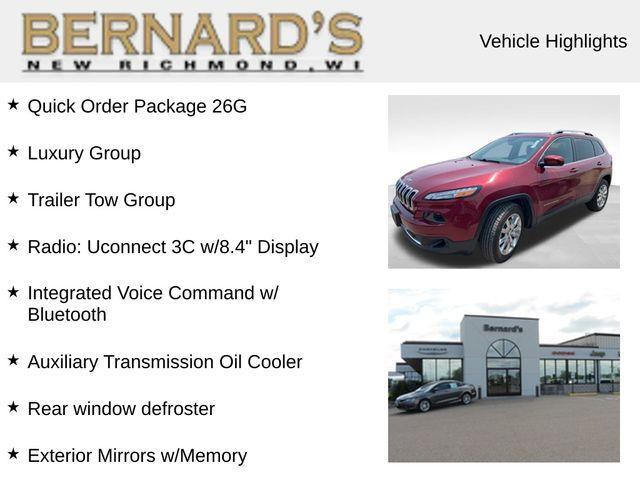 used 2017 Jeep Cherokee car, priced at $13,999