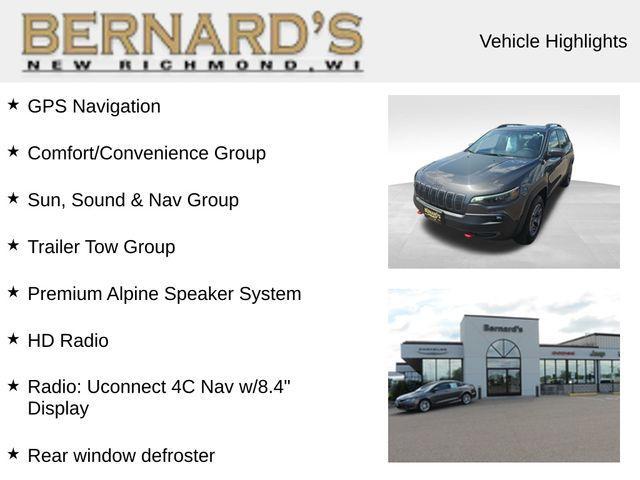 used 2021 Jeep Cherokee car, priced at $22,999