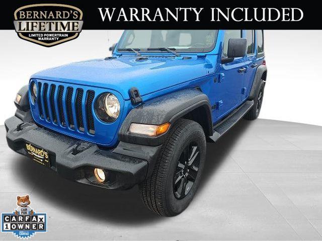 used 2022 Jeep Wrangler Unlimited car, priced at $32,999