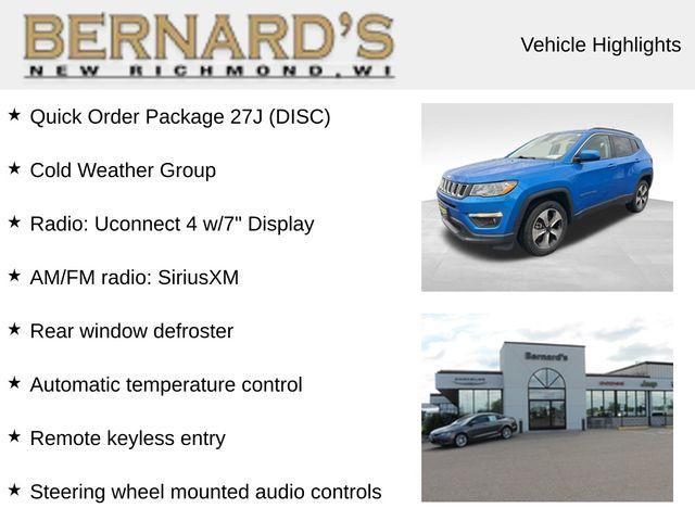used 2019 Jeep Compass car, priced at $18,999