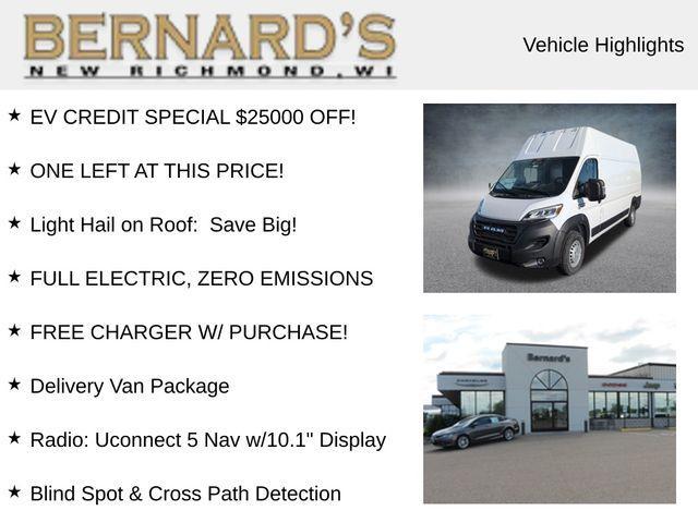 used 2024 Ram ProMaster 3500 Delivery Van BEV car, priced at $70,238