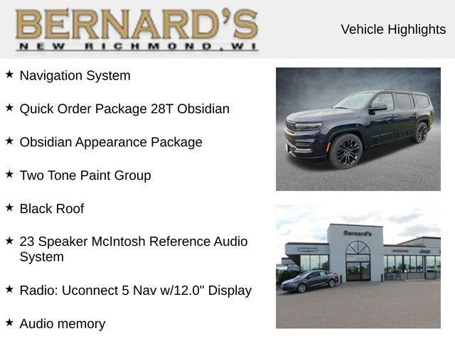 used 2024 Jeep Grand Wagoneer car, priced at $79,999