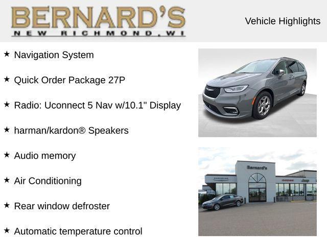 used 2022 Chrysler Pacifica car, priced at $29,999