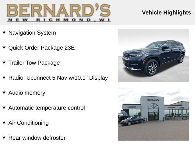 used 2024 Jeep Grand Cherokee L car, priced at $39,999
