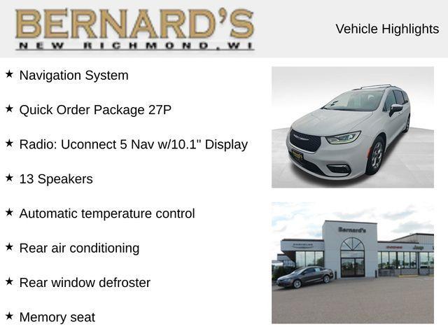 used 2023 Chrysler Pacifica car, priced at $27,499