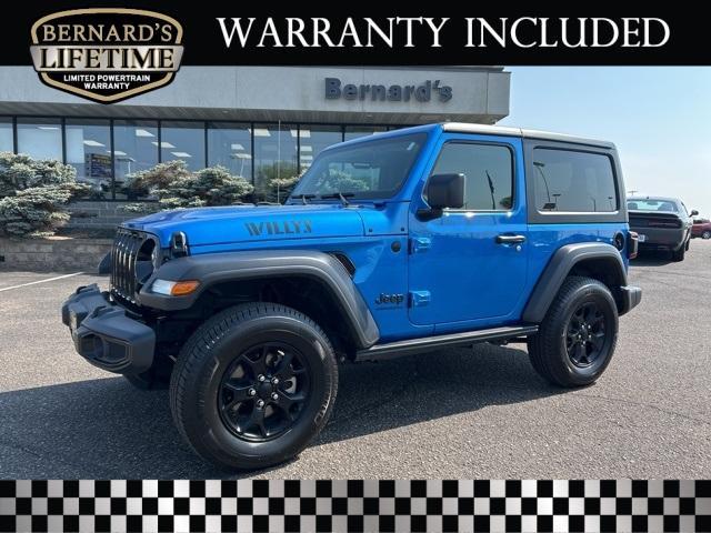 used 2021 Jeep Wrangler car, priced at $32,999