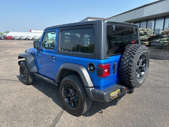 used 2021 Jeep Wrangler car, priced at $32,999