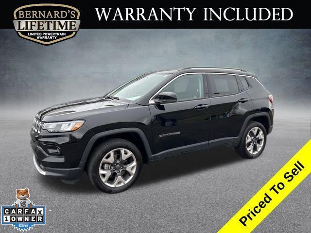 used 2022 Jeep Compass car, priced at $22,999