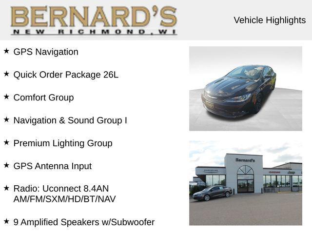 used 2015 Chrysler 200 car, priced at $7,999