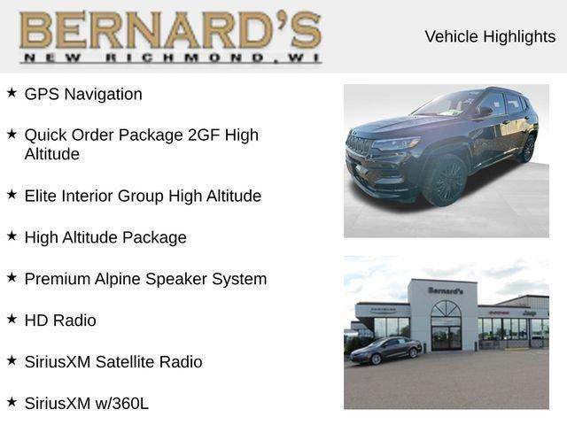 used 2022 Jeep Compass car, priced at $26,599