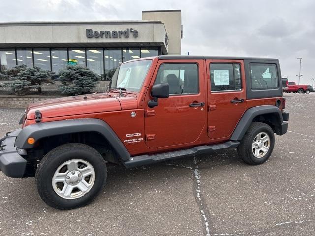 used 2014 Jeep Wrangler Unlimited car, priced at $14,499