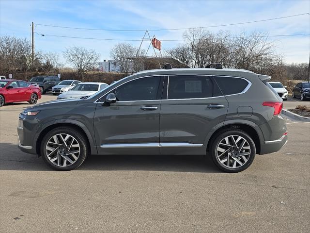 used 2021 Hyundai Santa Fe car, priced at $28,202