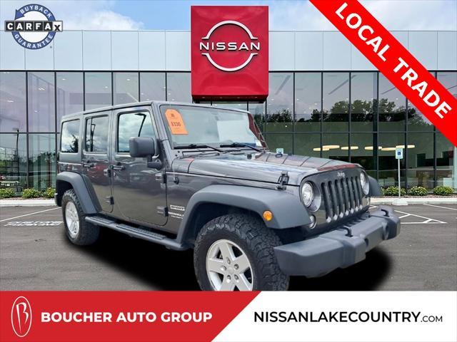 used 2017 Jeep Wrangler Unlimited car, priced at $22,939