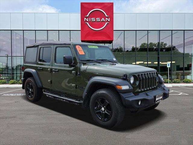 used 2021 Jeep Wrangler Unlimited car, priced at $32,140
