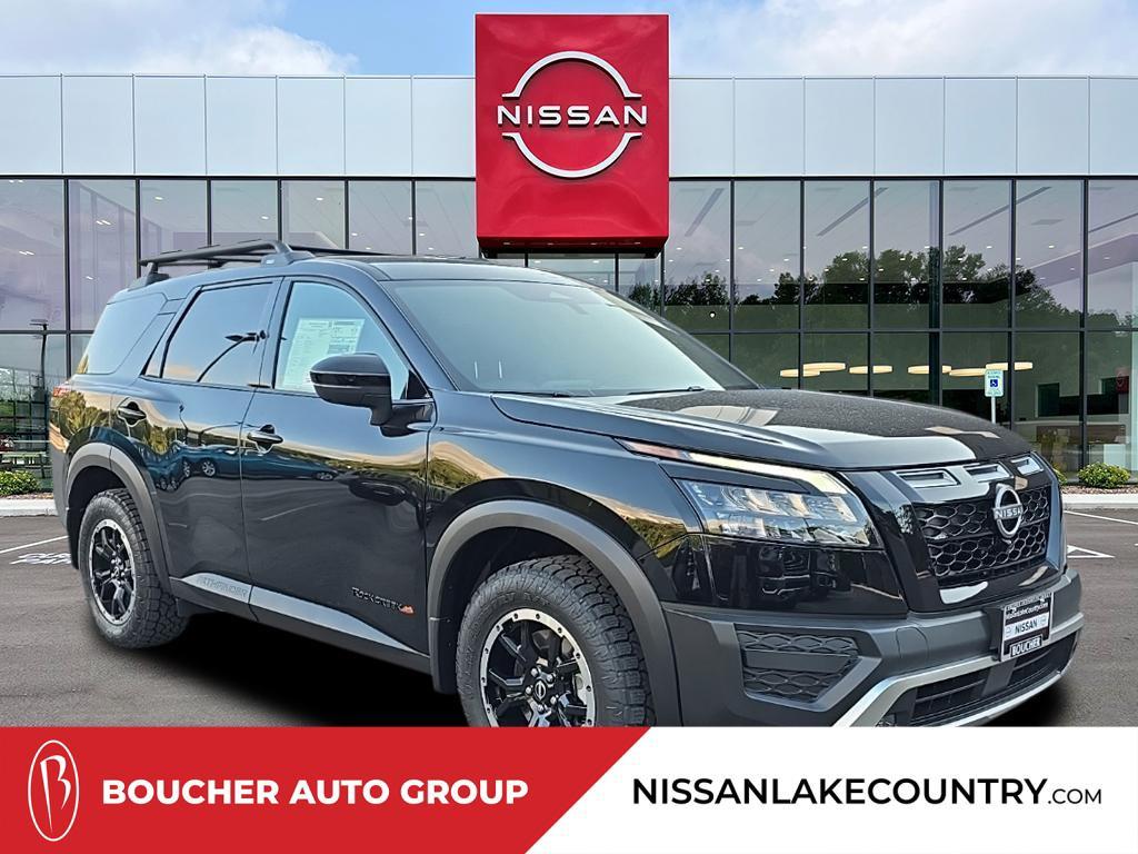 new 2025 Nissan Pathfinder car, priced at $45,678