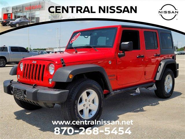 used 2017 Jeep Wrangler Unlimited car, priced at $29,572