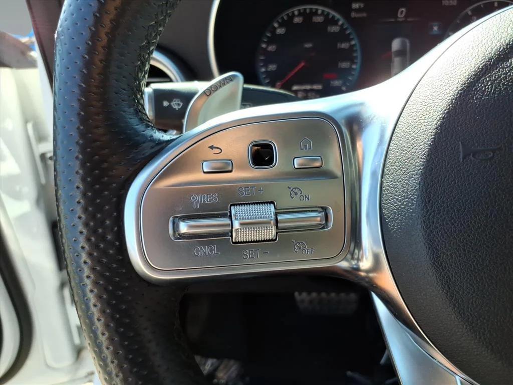 used 2021 Mercedes-Benz AMG C 43 car, priced at $38,995