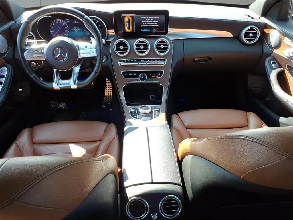 used 2021 Mercedes-Benz AMG C 43 car, priced at $38,995