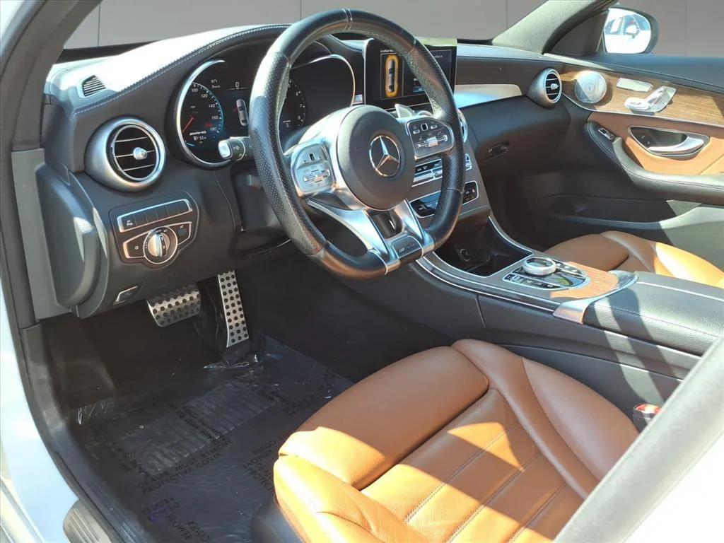 used 2021 Mercedes-Benz AMG C 43 car, priced at $38,995