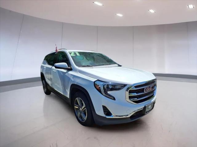 used 2021 GMC Terrain car, priced at $17,995