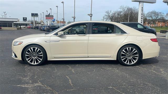 used 2018 Lincoln Continental car, priced at $28,583