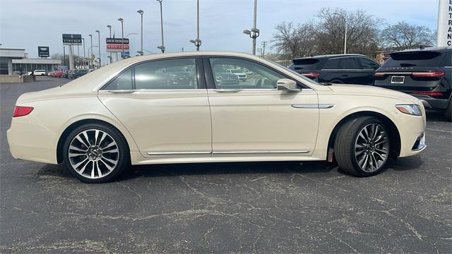 used 2018 Lincoln Continental car, priced at $28,797